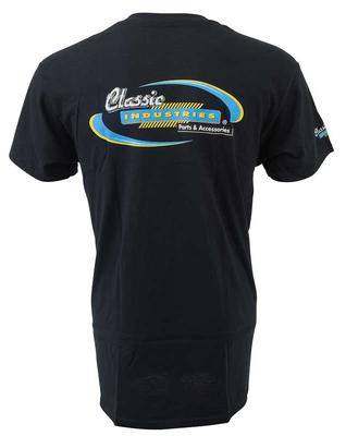 Classic Industries Logo T-Shirt; Black; Small