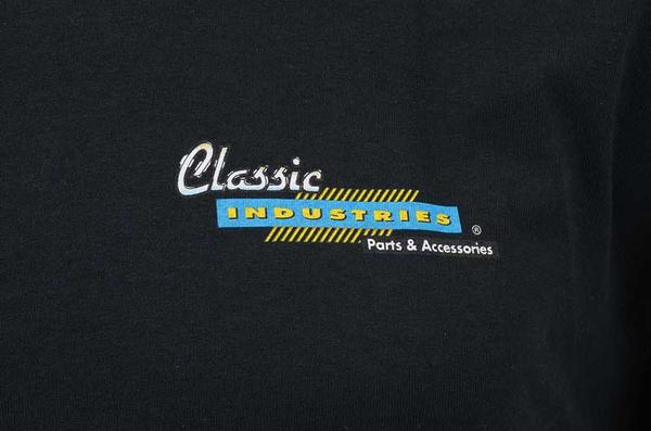 Classic Industries Logo T-Shirt; Black; Small