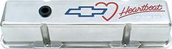 Chevrolet 262-400ci Small Block Heartbeat Of America Polished Tall Profile Valve Covers
