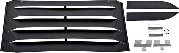 1970-74 Chevrolet Camaro/Pontiac Firebird; Coupe; Rear Window Louvers; 3-Pc; Aluminum Center; ABS Side Panels