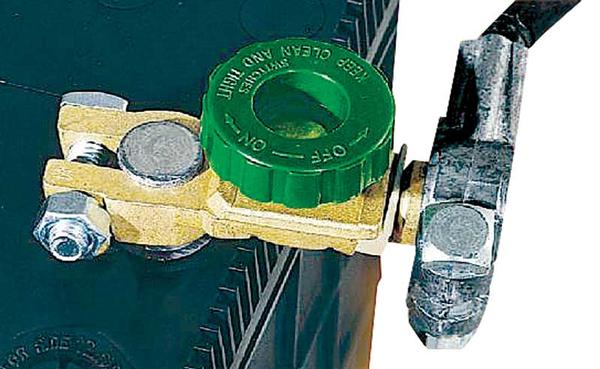Battery Disconnect Switch; Top Post; Non-Fused