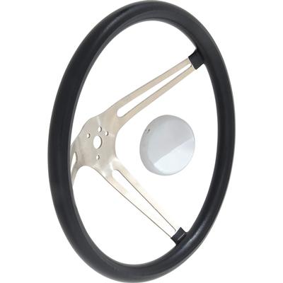 Grant Classic Nostalgia Steering Wheel; Black Foam Grip; Slotted Spokes; 15 Diameter, 4-1/8 Dish