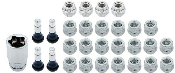 7/16-20; Lug Nut Set; Open End; For Rally or Smoothie Wheel