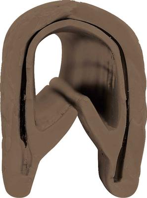 Universal Dark Saddle/Brown Snap On Double Lip Style Windlace; Sold By The Foot