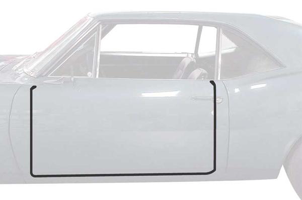 1967 Camaro, Firebird; Door Frame Weatherstrip, Pair; OER