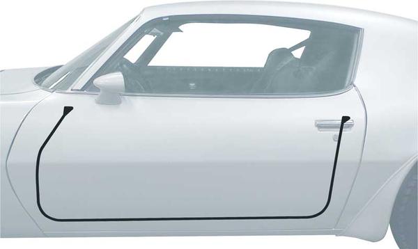 1970-81 Camaro, Firebird; Door Frame Weatherstrip; Pair