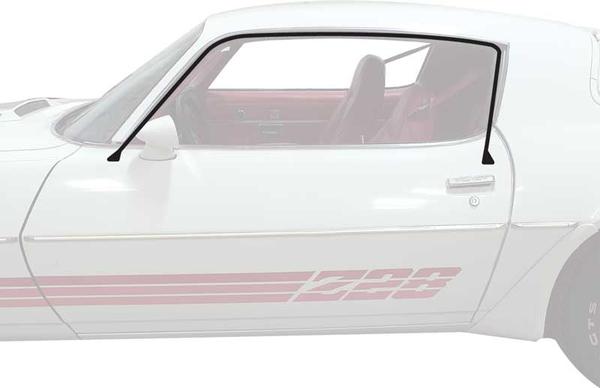 1970-81 Camaro, Firebird; Roof Rail Weatherstrip, Coupe, Pair