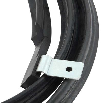 1985-1987 Chevy, GMC Pickup Truck; Complete Weatherstrip Set, without Trim Groove, with Black Lock Strip for Windshield