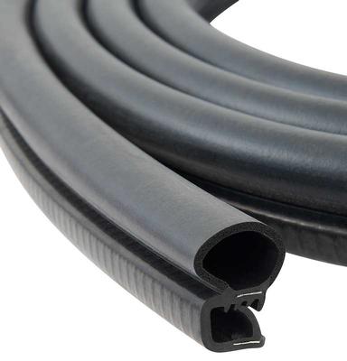 1985-1987 Chevy, GMC Pickup Truck; Complete Weatherstrip Set, without Trim Groove, with Black Lock Strip for Windshield