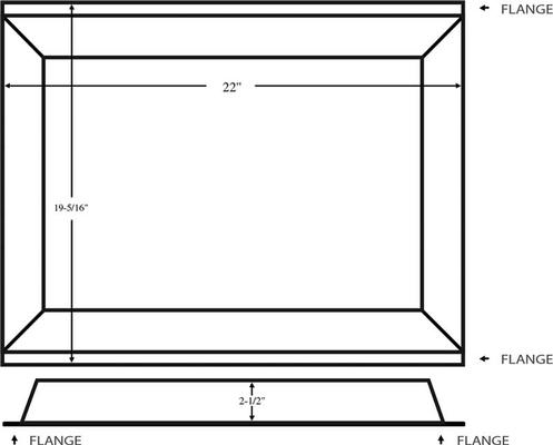 Northern Radiator Hurricane 19-1/4 x 22 x 2-1/2 Aluminum Fan Shroud Kit