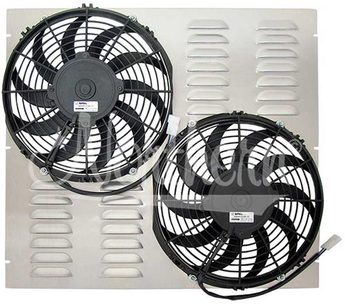 Northern 11 Dual Electric Fan / Shroud Assembly 19-1/2 x 21-5/8 x 1-3/4