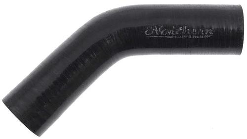 1-1/4 x 4 x 4 with 45° Bend Reinforced Black Silicone Engine Coolant Hose