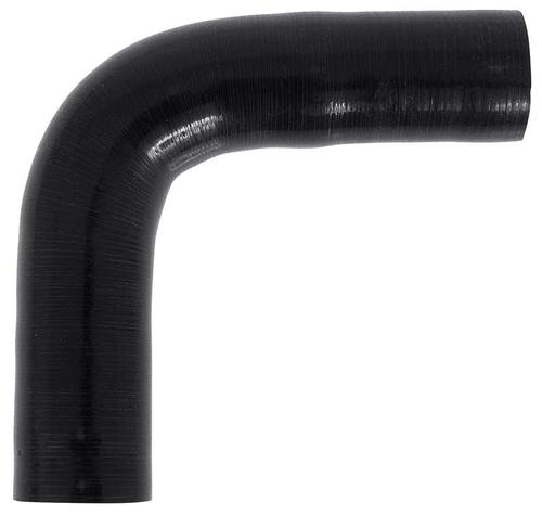 1-1/2 x 5 x 5 with 90° Bend Reinforced Black Silicone Engine Coolant Hose