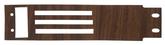 1968 Mustang; Heater Control Panel Insert; Woodgrain Lower