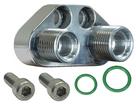 7B10 Polished Compressor Block; O-rings and Bolts; #8 & #10 O-ring Fittings; Polished Finish 