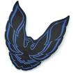 1985-90 Firebird Trans Am, Formula, SE; Rear Panel Bird Emblem; Blue