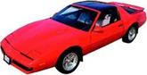 1987-90 Firebird Formula Charcoal Metallic Decal Set (For White or Yellow Cars)