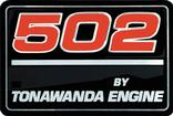 1991-96 "502 By Tonawanda Engine" Valve Cover Decal