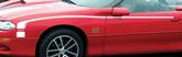 1993-02 Camaro White Retro Style SS Hockey Stick Decal Set with 427 Engine Size