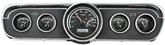 1965-66 Mustang; Dakota Digital VHX Instrument Package; Black Faces w/ White Display