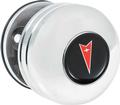 Horn Button - Polished Billet Finish With Pontiac Red Arrow Logo (Standard Height)