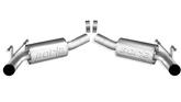2010-13 Chevrolet Camaro; SS; 6.2L V8; Borla Axle-Back Exhaust System; S-Type; With Factory Ground Effects