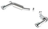 2014-15 Chevrolet Camaro; SS; 6.2L V8; Borla Axle-Back Exhaust System; S-Type; Without Factory Ground Effects