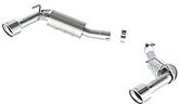 2014-15 Chevrolet Camaro; SS; 6.2L V8; Borla Axle-Back Exhaust System; ATAK; Without Factory Ground Effects