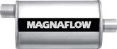 Magnaflow 5" x 8" x 14" Oval Stainless Steel Muffler with 3" Center Inlet / 3" Offset Outlet