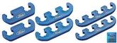 Ignition Wire Separator Set; Blue; Ford Oval Logo
