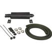 Derale Performance; Series 7000 Tube and Fin Power Steering Cooler Set; 2-Pass; Copper/Aluminum Construction; with 11/32" Hose Barb Inlets; 8-1/8" x 2-3/4"