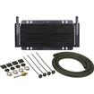 Derale Performance; Series 8000 Plate and Fin Transmission Oil Cooler Set; 9 Row; with 11/32" Hose Barb Inlets; 11" x 5-3/4"