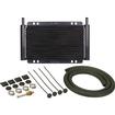 Derale Performance; Series 8000 Plate and Fin Transmission Oil Cooler Set; 13 Row; with 11/32" Hose Barb Inlets; 11" x 7-1/4"