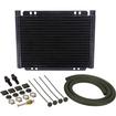 Derale Performance; Series 8000 Plate and Fin Transmission Oil Cooler Set; 18 Row; with 1/2"-20 Inverted Flare; 11" x 9-1/4"