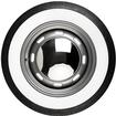 Kontio Tyre WhitePaw Classic Narrow White Wall Tire; 185/80R13; 1 5/8" Whitewall; 90S