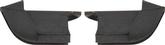 1966-67 Chevy II / Nova Upper Door Window Stops; Pair