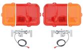 1970 Ford Mustang; Euro-Style Dual Color LED Tail Light Kit