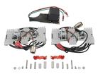 1964-66 Ford Mustang; Euro-Style Dual Color LED Tail Light Kit; With Lenses