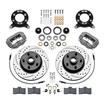 1965-69 Mustang Classic Dynalite Front Disc Brake Set w/ Anodized Calipers & 11.29" Drilled Rotors
