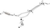 2010-13 Chevrolet Camaro; SS; 6.2L V8; Borla Cat-Back Exhaust System; S-Type; With Factory Ground Effects
