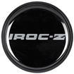 1985-87 Camaro IROC-Z  Wheel Center Cap Emblem; Silver/Black 