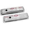 Chevy Red Bowtie Valve Covers, Center Bolt. Chevy S/B V8, 1987-Ls, Tall