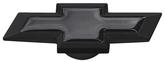 Extra-Large Chevy Bowtie Emblem Air Cleaner Center Nut, Black Crinkle With Black.