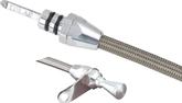 TH350 Transmission Mount Stainless Steel Flexible Transmission Dipstick