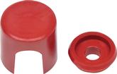 1964-75 Buick, Chevy, Olds, Pontiac; Alternator Cap and Retainer Set; Red