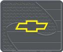 Gold Bow Tie Garage Utility Mat