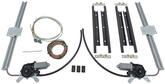 1958-64 Impala, Bel Air, Biscayne; w/ Flat Door Glass; Cable Driven Front Power Window Conversion Set