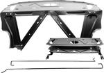 1966-67 Chevy II, Nova; Trunk Divider and Rear Shelf Panel Assembly; w/Trunk Lid Hinges; EDP Coated