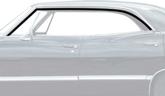 1967-68 Impala, Caprice, LeSabre, Wildcat, Bonneville, Catalina; Roof Rail Weatherstrip; 4-Door Hardtop; Pair
