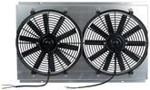1973-86 Truck Mishimoto Dual 16" Fan/Shroud Assembly - With 17" Tall Core